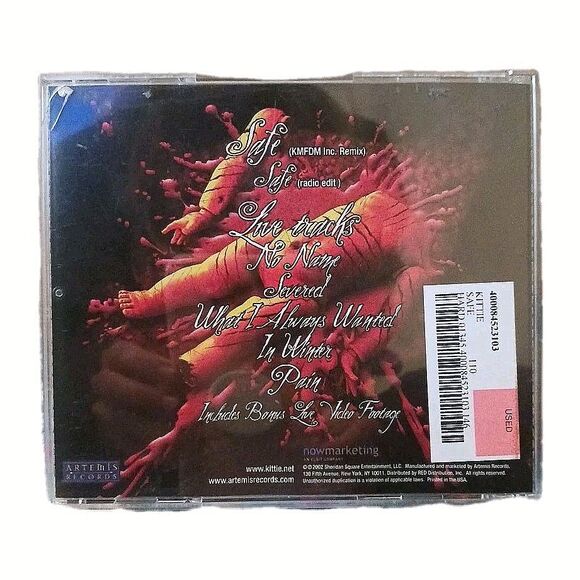KITTIE : SAFE MUSIC CD (2002) Artemis Records: Rare - Picture 2 of 4